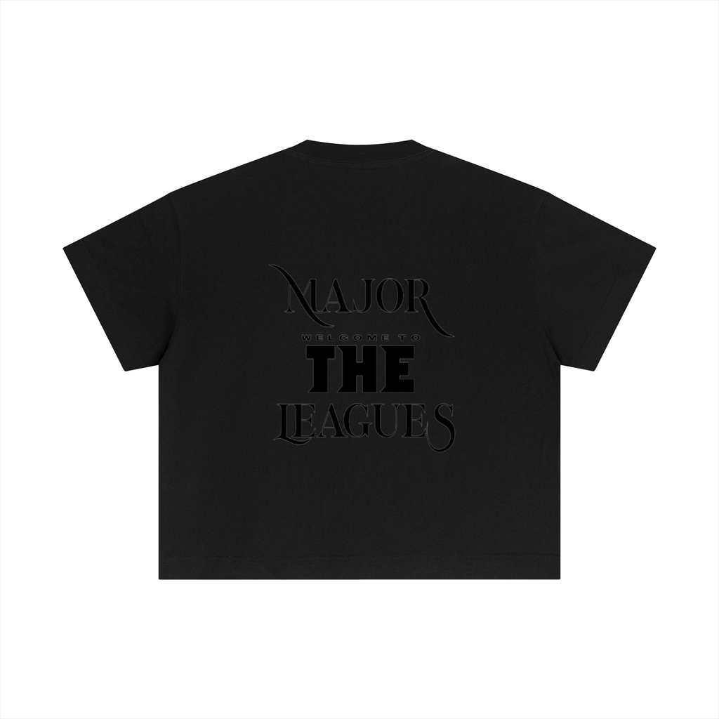 Essential Cotton Boxy "WELL OFF "T-Shirt