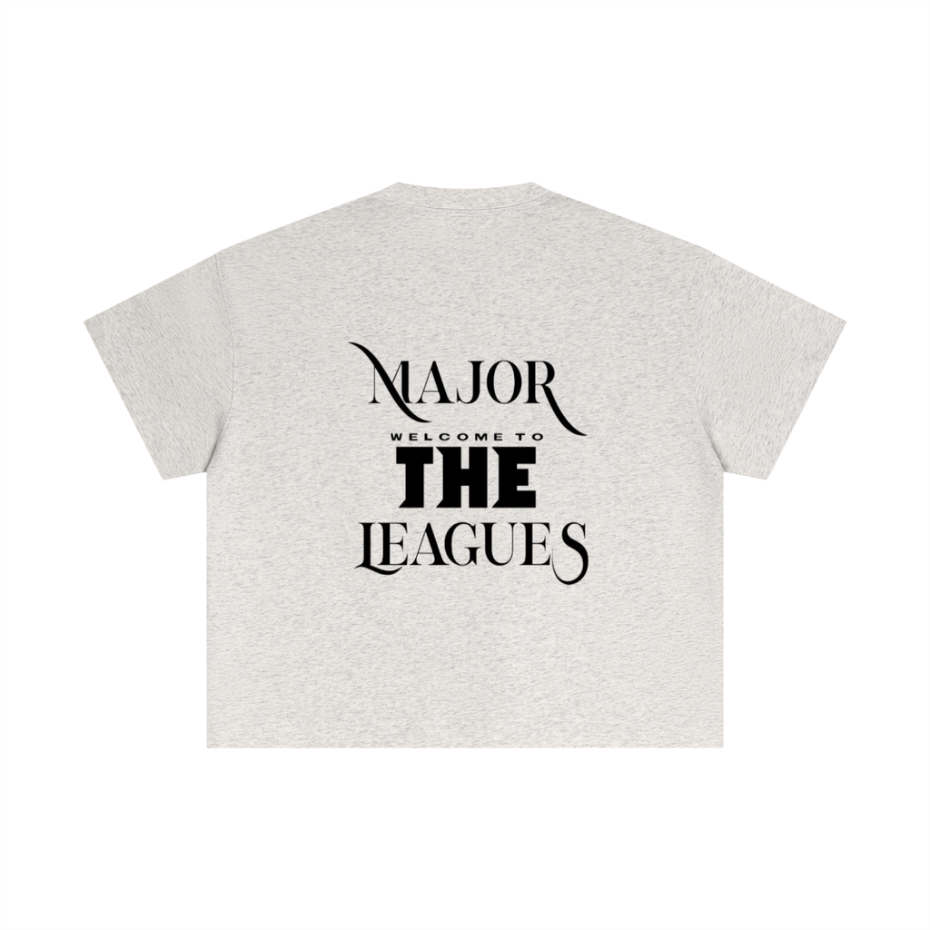 Essential Cotton Boxy "WELL OFF "T-Shirt