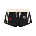 Women's Contrast Stripe Track "WELL OFF Collab" Shorts