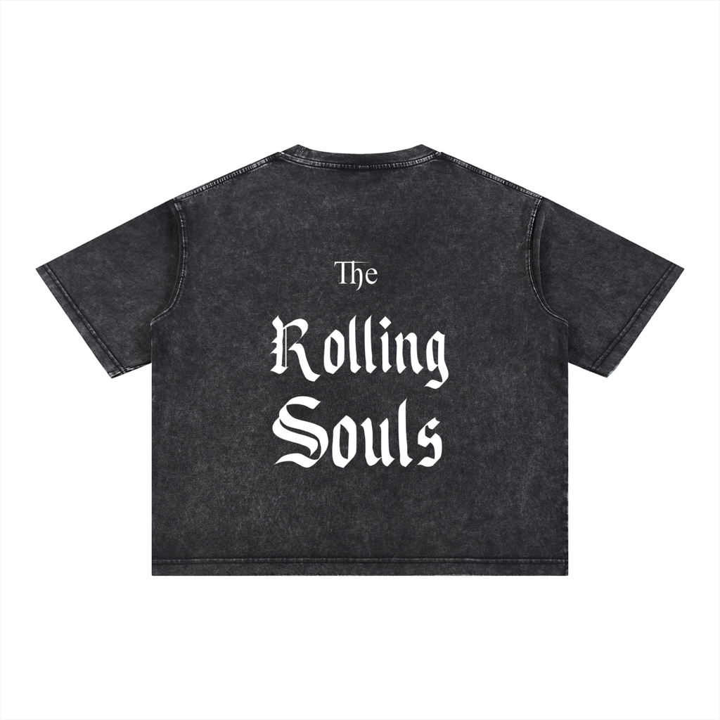 Mineral Wash Boxy Cotton T-Shirt