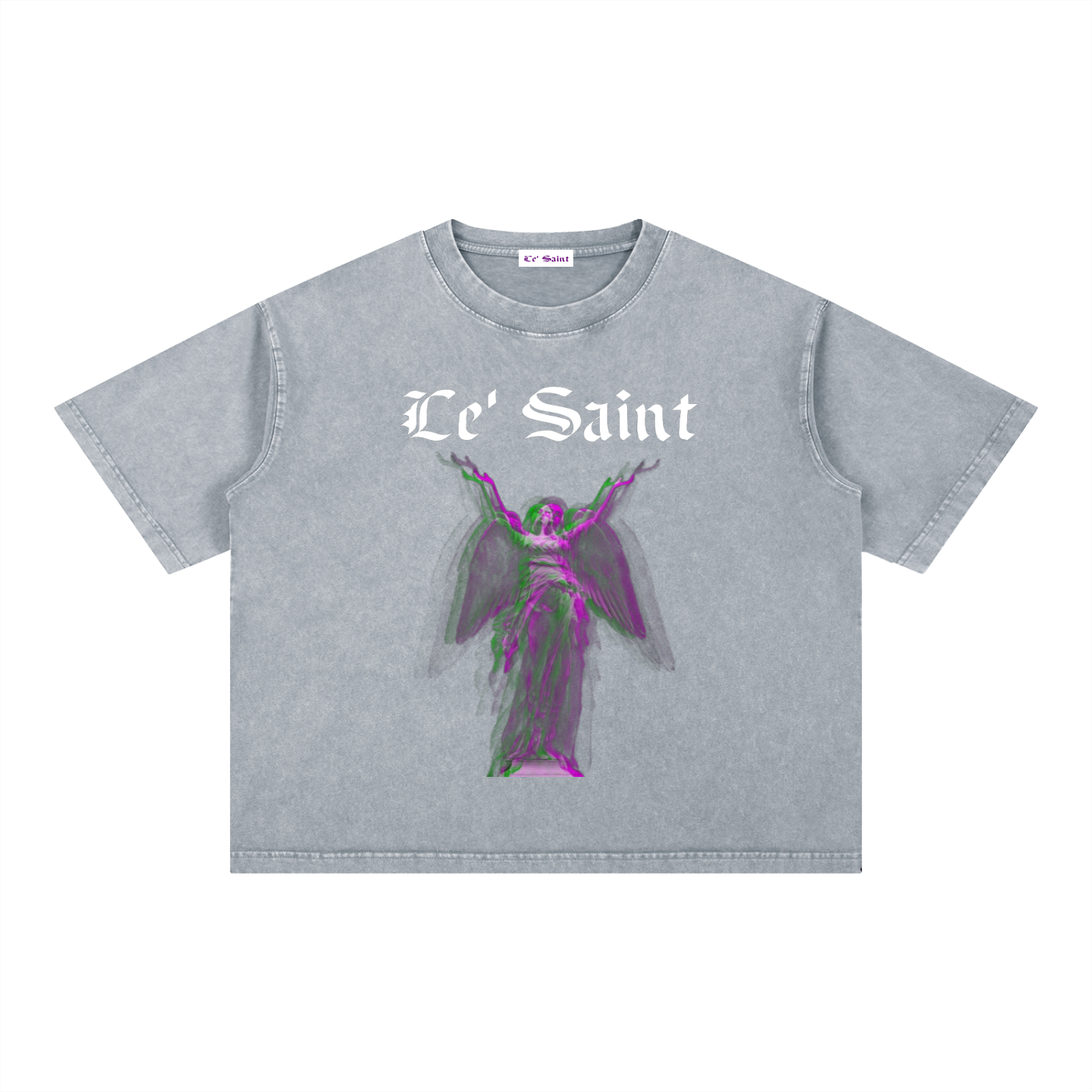 Mineral Wash Boxy Cotton T-Shirt