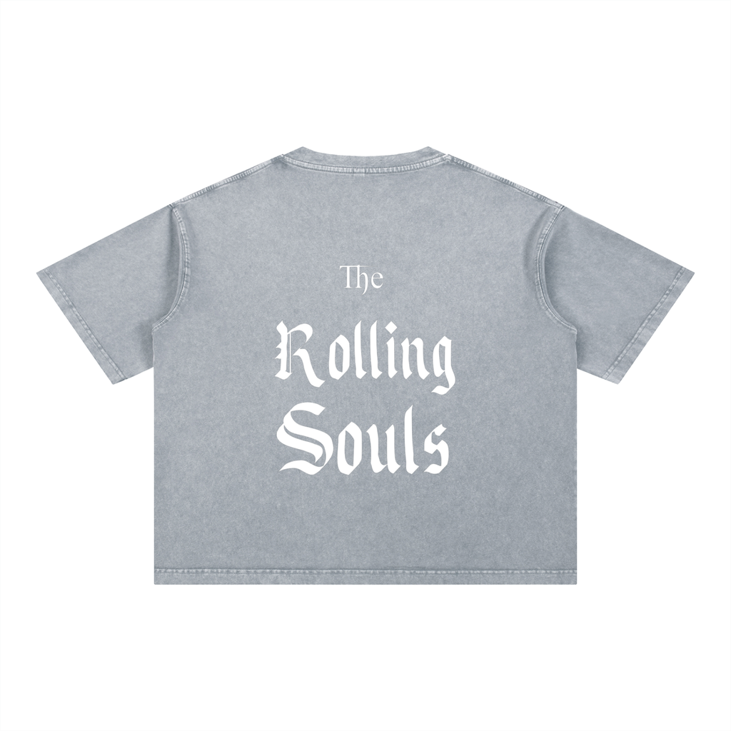 Mineral Wash Boxy Cotton T-Shirt