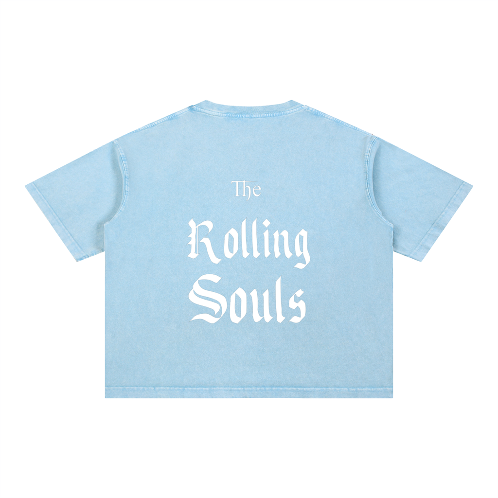 Mineral Wash Boxy Cotton T-Shirt