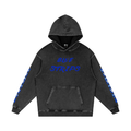 Snow Washed Loose Cotton "WELL OFF" Hoodie