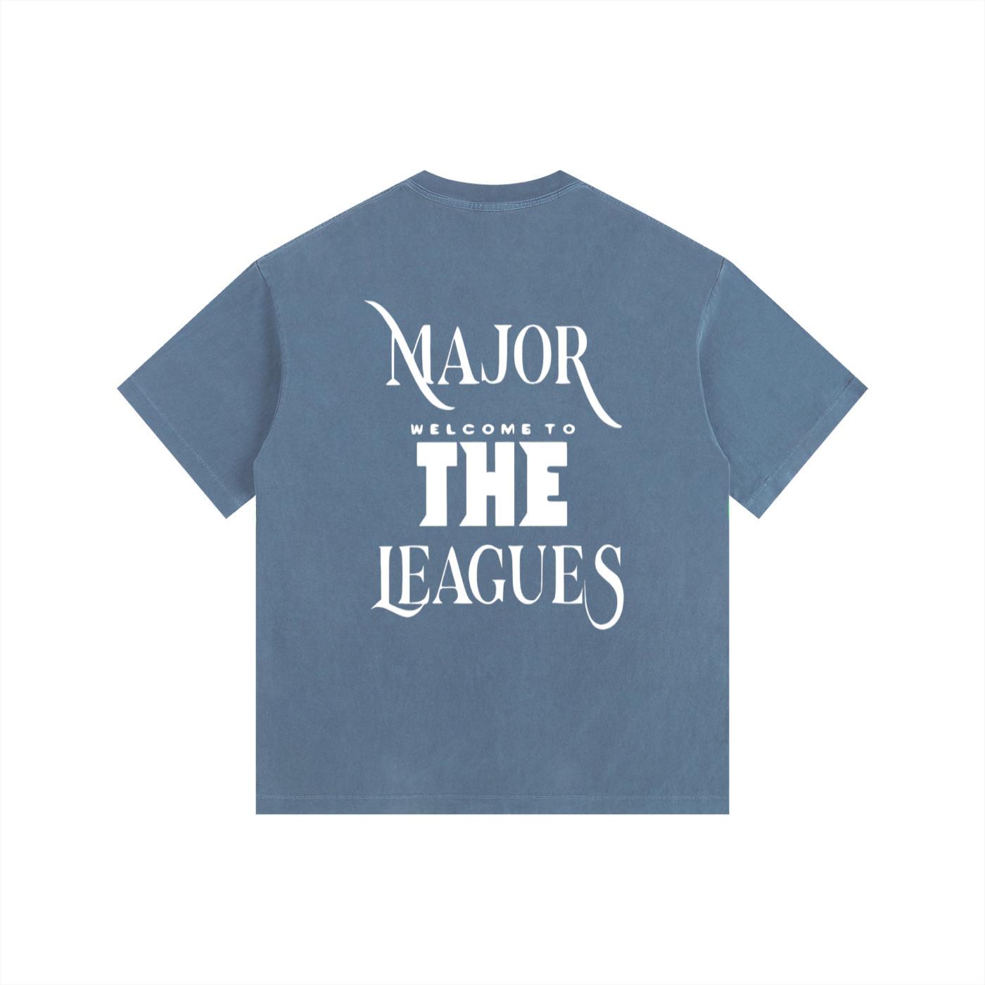 Vintage Washed Oversized Cotton "WELL OFF" T-Shirt