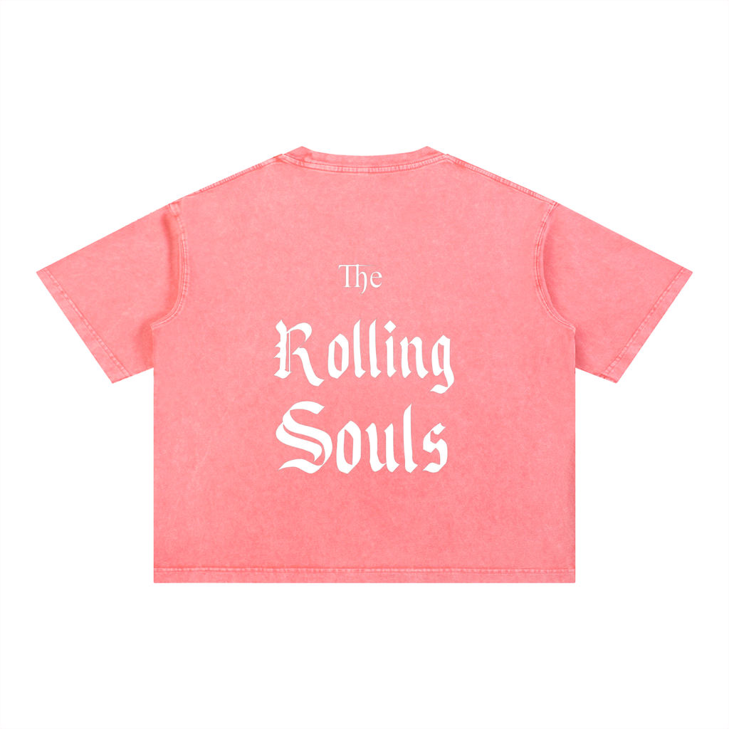Mineral Wash Boxy Cotton T-Shirt