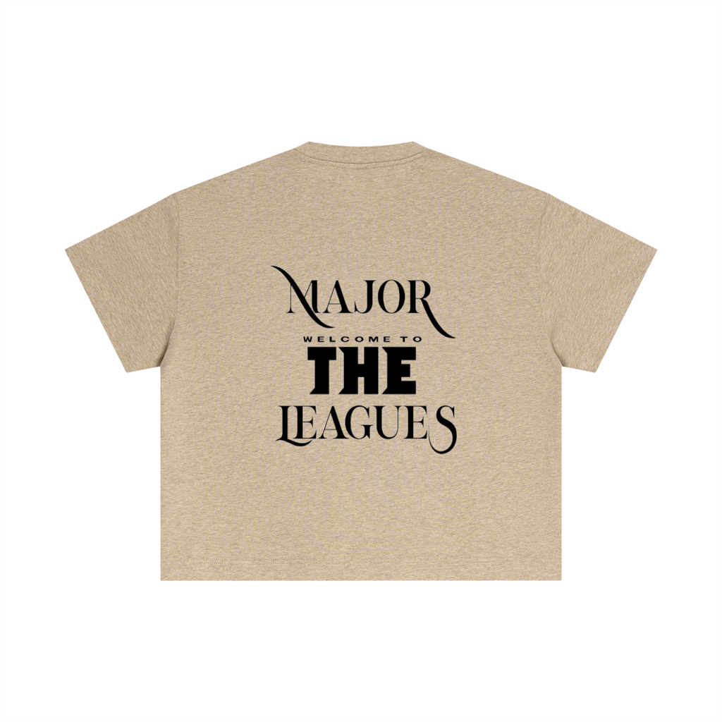 Essential Cotton Boxy "WELL OFF "T-Shirt