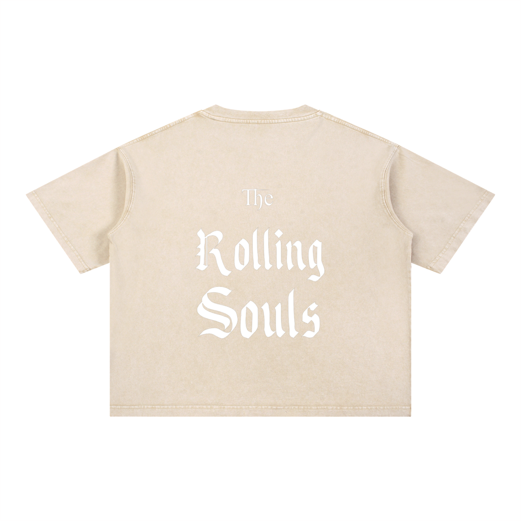 Mineral Wash Boxy Cotton T-Shirt