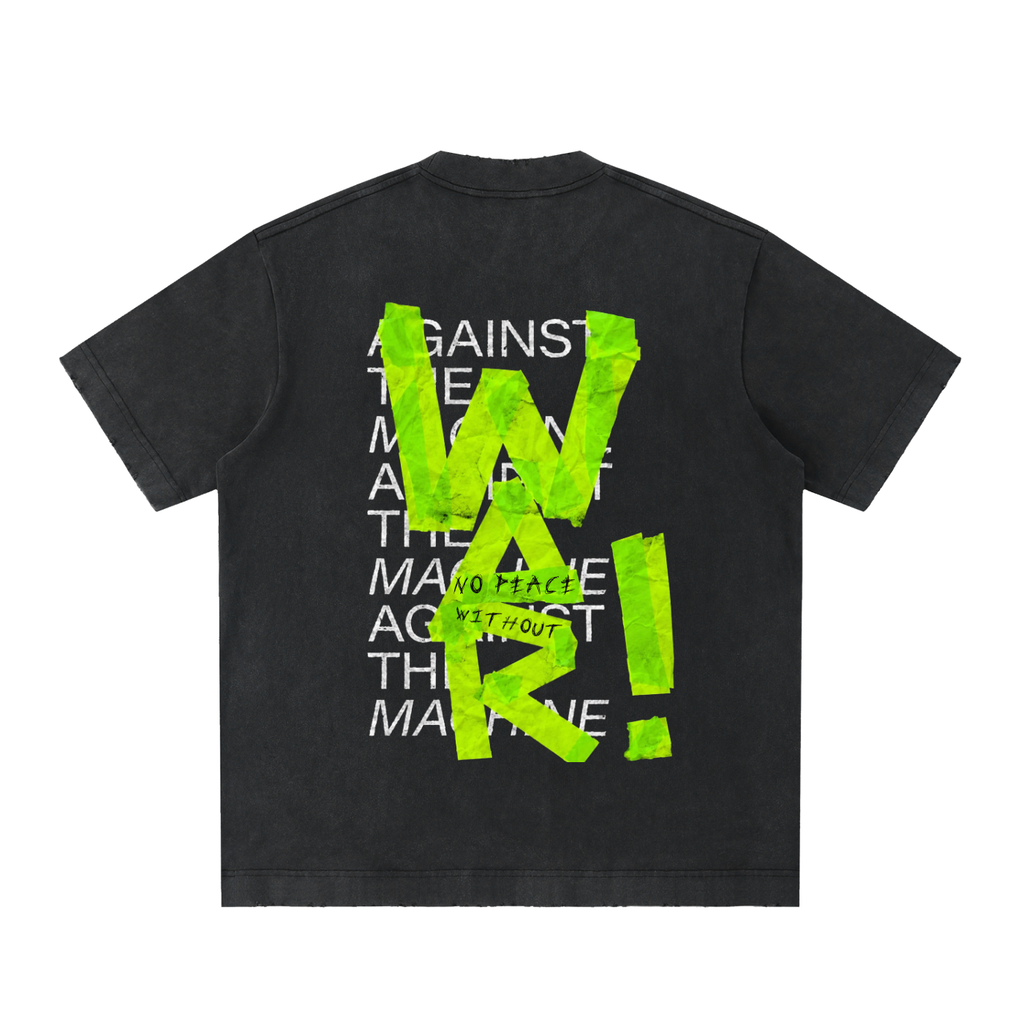 Heavyweight Vintage Washed Frayed T-Shirt