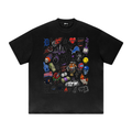 Heavyweight Drop Shoulder "WELL OFF-NO PEACE WITHOUT WAR " Collab T-Shirt