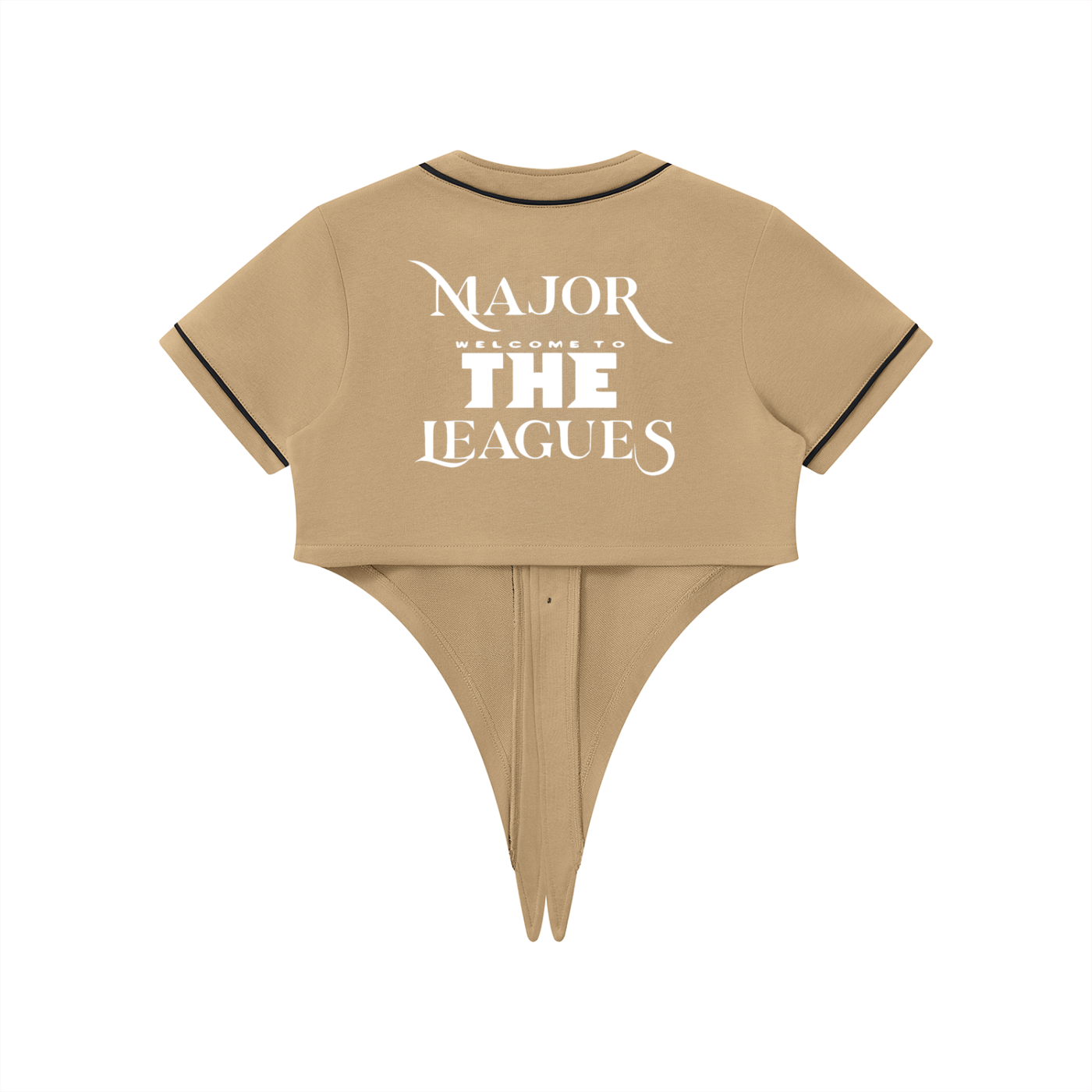 Women's WELL OFF Piping Baseball Jersey